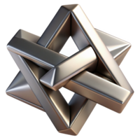 stunning classic A dynamic composition of intersecting planes and angles, rendered in a metallic texture with a brushed finish, constructivist style original png