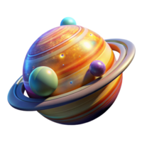 impressive artistic A holographic projection of the solar system, educational visualization, detailed textures, realistic lighting 4K png