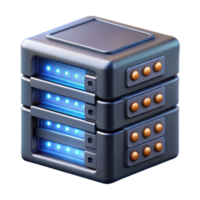 extraordinary artistic A highly detailed rendering of a server rack, blinking lights and intricate wiring visible, lit by a cool, data center light. Photorealistic style detailed png