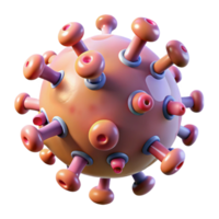stunning rustic A microscopic view of a virus being attacked by antibodies, medical illustration style original png