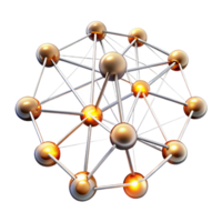 magnificent abstract A network of interconnected nodes glowing with data traffic, visualized as pulsing streams of light, illuminated by a dynamic, shifting light. Abstract style original png