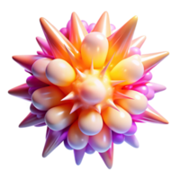 serene creative A chaotic explosion of vibrant, contrasting hues, lit by a blinding flash of white light, in an Abstract Expressionist style premium png