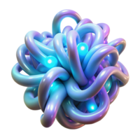 extraordinary modern Intertwined, bioluminescent tendrils, emitting a pulsating, otherworldly glow, in a Bio-Art style high quality png