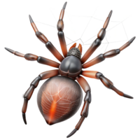 elegant vintage A close-up of a spider spinning a web, intricate and delicate authentic png