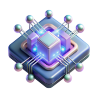 wonderful vintage A quantum computer processing data, complex patterns of light, dark background, abstract style authentic png