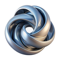 elegant creative Abstract architectural sculpture, swirling forms, metallic texture, dynamic lighting authentic png