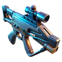 wonderful minimalist A futuristic weapon, resembling a crossbow, is aimed at a distant target. Dramatic lighting, tactical style high resolution png