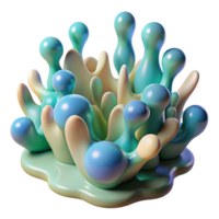 dramatic minimalist A field of organic, flowing shapes, inspired by natural forms like plants and water, illuminated by a warm, natural light, in a Biomorphic Abstraction style high quality png