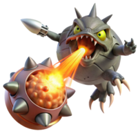vibrant artistic A spaceship battling a giant space creature, explosive lighting, action-packed, science fiction style exclusive png