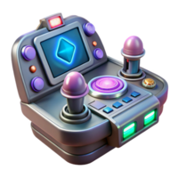 wonderful contemporary A futuristic control panel with glowing buttons and holographic displays, science fiction style, intricate details high resolution png