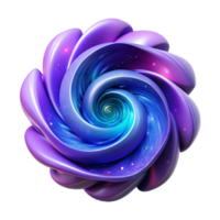 impressive abstract A quantum computer processing data visualized as swirling nebulae, deep blues and purples, abstract expressionist style authentic png
