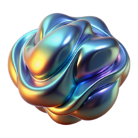 impressive vintage A morphing, amorphous blob of vibrant liquid metal, reflecting distorted fractal patterns, in an abstract art style, premium png