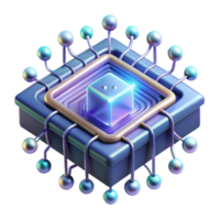 extraordinary rustic A quantum computer processing data, intricate glowing lines and particles, abstract and futuristic style genuine png