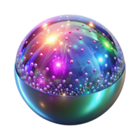 wonderful creative A field of shimmering, holographic particles, illuminated by a bright, multicolored light, with a futuristic, technological feel professional png