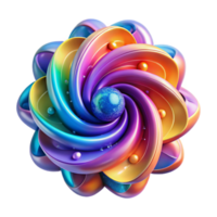 dramatic contemporary A quantum computer processing complex algorithms, displayed as swirling nebulae of vibrant colors, in an abstract style genuine png