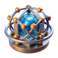 wonderful vintage Microscopic view of a nanobot constructing a building atom by atom, intricate detail, glowing energy fields original png