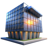 dramatic classic Kinetic facade building, moving panels that react to sunlight, dynamic lighting, interactive architecture exclusive png