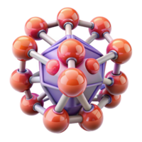dramatic rustic A group of nanobots assembling a complex molecular structure, microscopic view, bright, scientific lighting, medical illustration style premium png