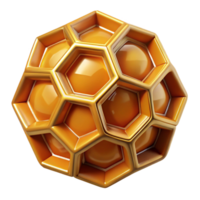 impressive artistic A close-up of a honeycomb, intricate geometric pattern, golden hues, macro photography original png