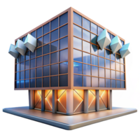 vibrant rustic Kinetic facade building, moving panels that react to sunlight, dynamic lighting, interactive architecture genuine png