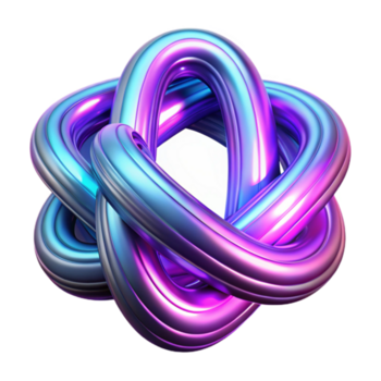 extraordinary modern A dynamic composition of intersecting lines and curves, rendered in a neon glow with a dark, cyberpunk style original png