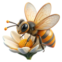 dramatic modern A close-up of a bee collecting pollen from a flower, macro photography, detailed and intricate original png