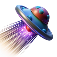 serene creative A spaceship enters warp speed, leaving trails of light and distorted space in its wake. Abstract lighting, dynamic style detailed png