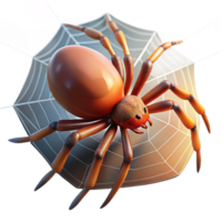 vibrant abstract A delicate spider spinning its web in the morning dew, lit by soft sunlight, macro photography style original png
