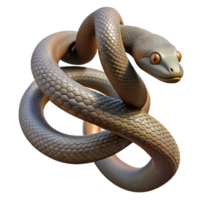 extraordinary vintage A slithering snake coiled around a tree branch, close-up, textured scales, realistic style high resolution png