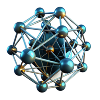vibrant abstract A network of interconnected, glowing lines and nodes, forming a complex, abstract structure, with a dark, mysterious atmosphere exclusive png