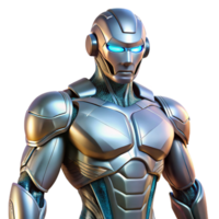magnificent rustic A futuristic exoskeleton, sleek metallic design, enhancing human strength and agility, cyberpunk style professional png