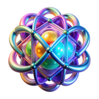 wonderful rustic A quantum computer core, glowing with intricate patterns of quantum entanglement, vibrant, multicolored lights, abstract art style authentic png
