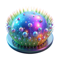 impressive vintage A field of shimmering, holographic particles, illuminated by a bright, multicolored light, with a futuristic, technological feel genuine png