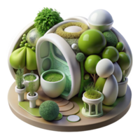 impressive minimalist Bio-architecture, living walls, organic forms, sustainable design, futuristic concept, natural light professional png