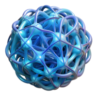 impressive vintage A network of interwoven, glowing fibers, creating a complex, organic structure, in a bio-art style professional png