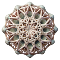impressive artistic A web of intricate lace-like patterns, illuminated by a soft, diffused light, resembling delicate embroidery, art nouveau style exclusive png
