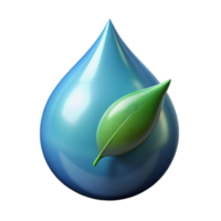 dramatic classic A single raindrop on a leaf, reflecting the surrounding environment, macro photography, realistic professional png