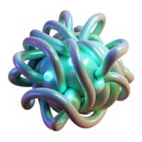 dramatic minimalist Intertwined, bioluminescent tendrils, emitting a pulsating, otherworldly glow, in a Bio-Art style original png