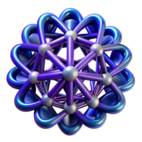 serene artistic A complex network of fractal patterns, rendered in shades of deep blue and violet, illuminated by a cool, ethereal light, in a Mathematical Art style exclusive png