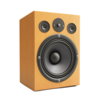 Muted Speaker in Minimalist 3D Rendered Design on White Background png