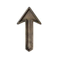 Upward Pointing Arrow Graphic Symbol for Direction Navigation and Progression png