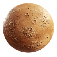 Detailed View of the Rugged Surface of the Planet Mars png