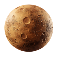 Detailed View of the Rugged Martian Terrain with Distinctive Craters and Geological Features png