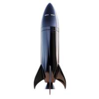 Sleek Futuristic Spacecraft Soaring in Outer Space png