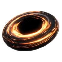 Mesmerizing Black Hole with Glowing Accretion Disk in Cosmic Space png