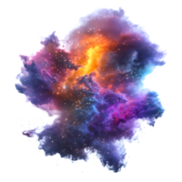 Mesmerizing Cosmic Explosion Vibrant Supernova Burst in Interstellar Space png