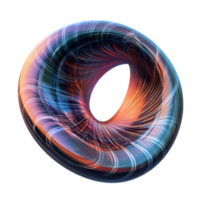 Vibrant Swirling Vortex of Ethereal Energy Exploring the Boundless Realms of the Cosmos png