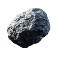 Weathered Asteroid Floating in Cosmic Void of the Dark Space png