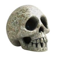 Mysterious Fossilized Alien Skull Relic from Prehistoric Era png