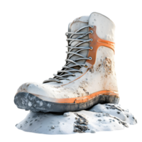 Rugged Space Boot on Lunar Terrain Showcases Durability for Extraterrestrial png